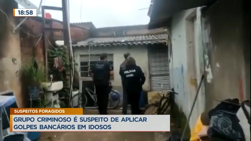 Grupo criminoso é suspeito de aplicar golpes bancários em idosos