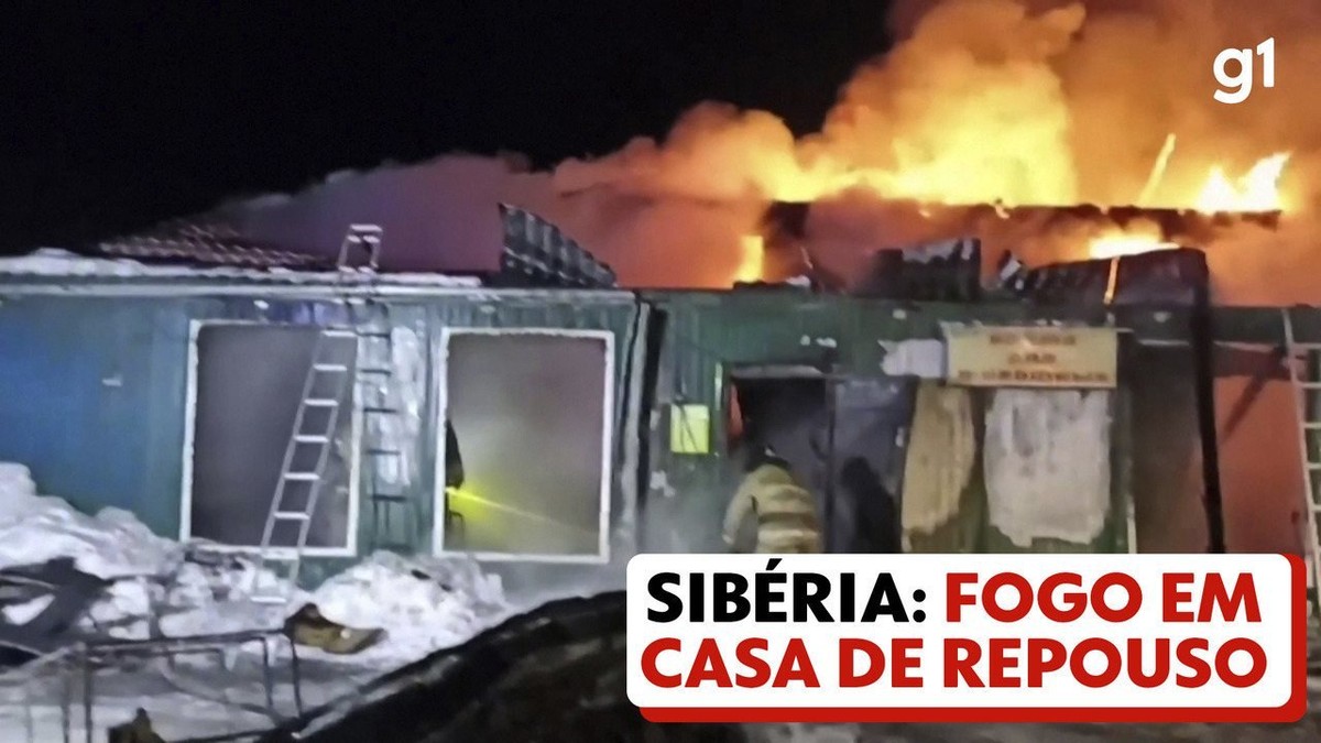 Incêndio em casa de repouso da Sibéria deixa 22 mortos