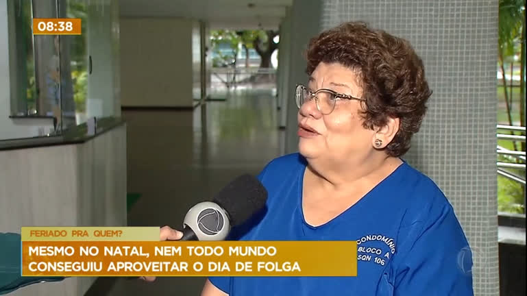 Mesmo com o feriado de Natal, nem todo mundo conseguiu aproveitar a folga