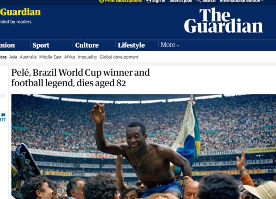 ‘lenda-do-futebol’:-imprensa-internacional-repercute-a-morte-de-pele