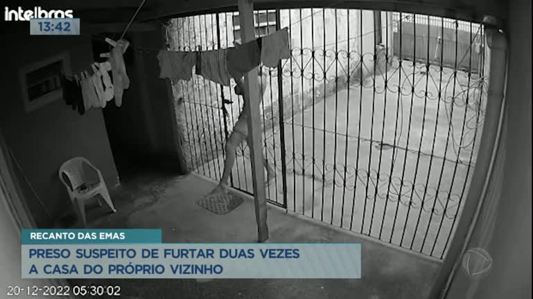 Homem é preso suspeito de furtar casa de vizinho no Recanto das Emas (DF)