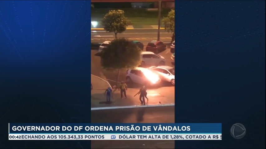 “Ordem é prender os vândalos”, diz governador Ibaneis Rocha sobre atos em Brasília