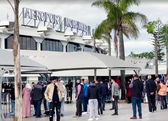 com-voos-cancelados,-torcedores-do-marrocos-nao-conseguem-chegar-ao-catar-para-semifinal-contra-a-franca