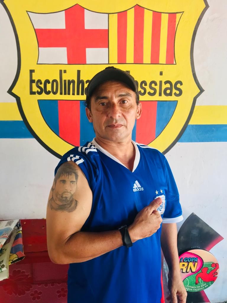 Paraibano que tatuou Messi promete novas tatuagens de Maradona e do finalista da Copa do Mundo 2022