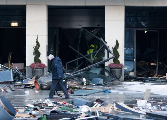 vidro-de-aquario-gigante-estoura-em-berlim,-e-1.500-peixes-exoticos-caem-em-avenida-da-cidade