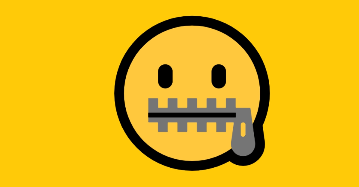 Emoji de zíper na boca: entenda o que ele realmente significa
