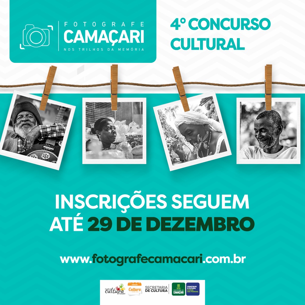 Inscrições para o Fotografe Camaçari seguem até 29 de dezembro