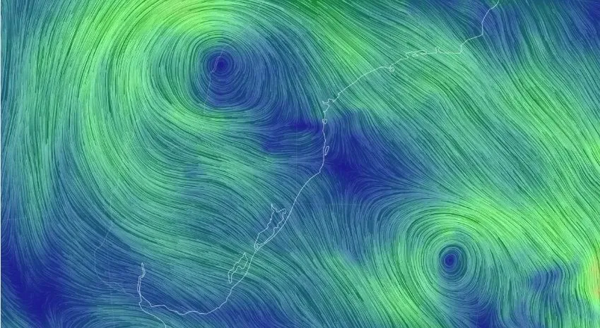 Ciclone Akará e “baixa fria” criam situação meteorológica inédita no RS