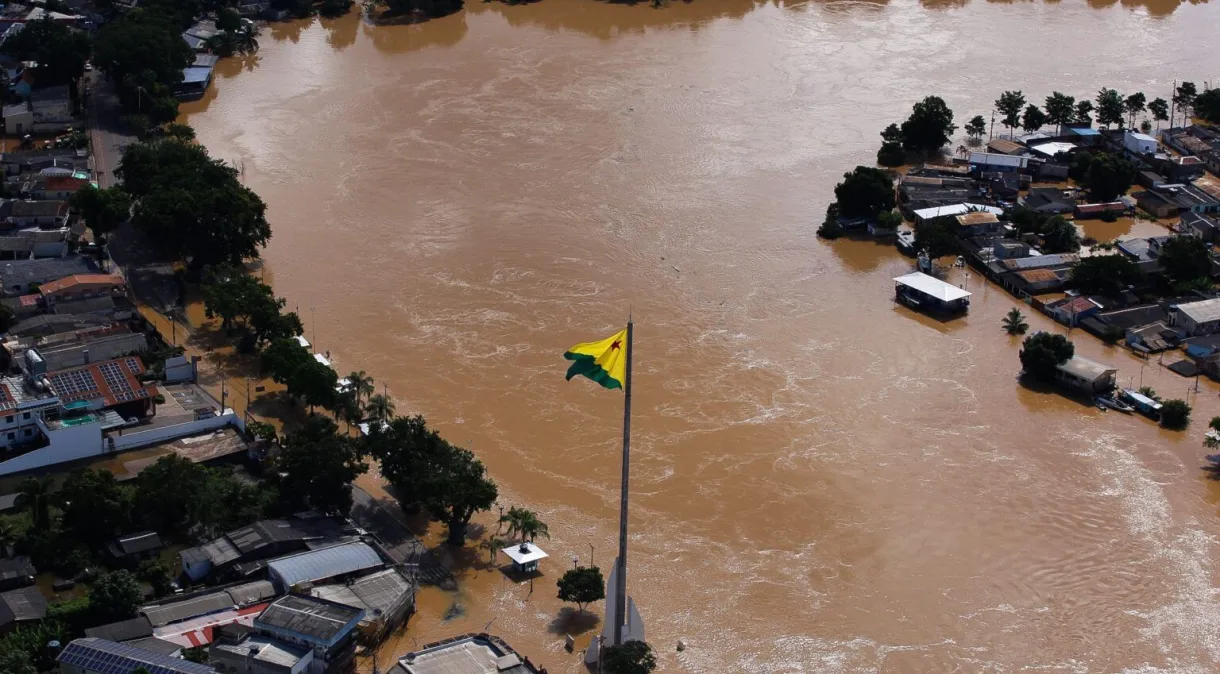 Por conta das enchentes, governo federal libera R$ 4 milhões ao município de Rio Branco (AC)