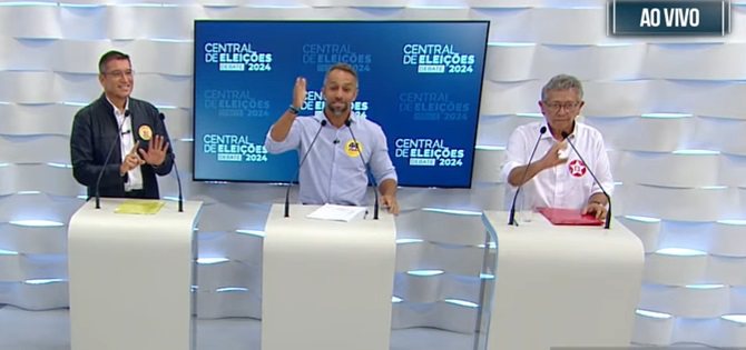 Debate para Prefeitura de Camaçari tem perguntas sobre corrupção, geração de emprego e segurança pública