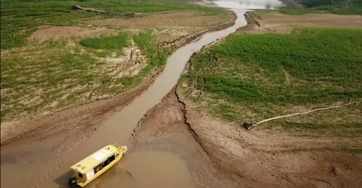 Amazônia perdeu 3,6% da água de rios e lagos em 2024, aponta relatório