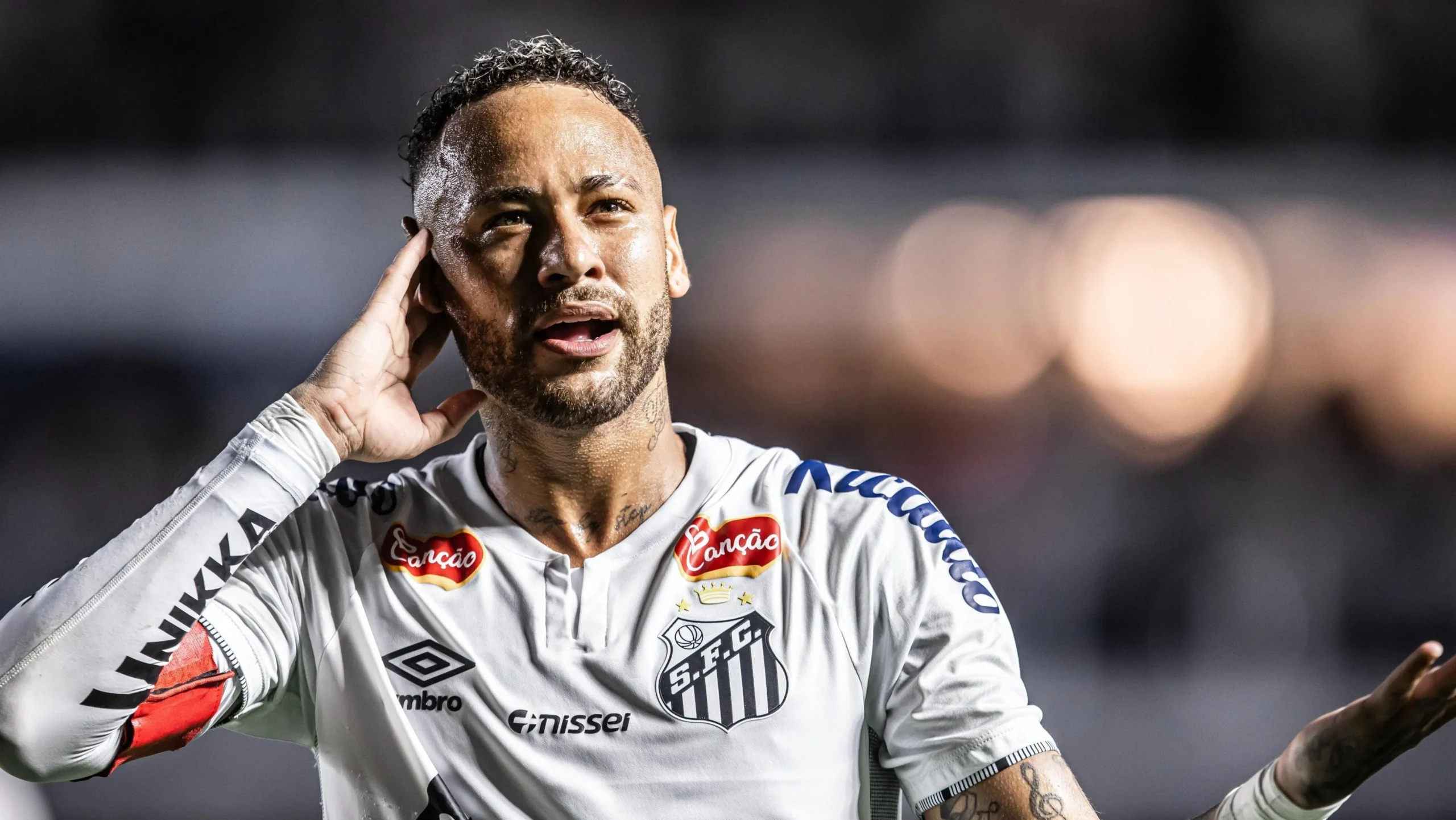 Neymar preocupa? Craque do Santos explica substituição contra o Bragantino