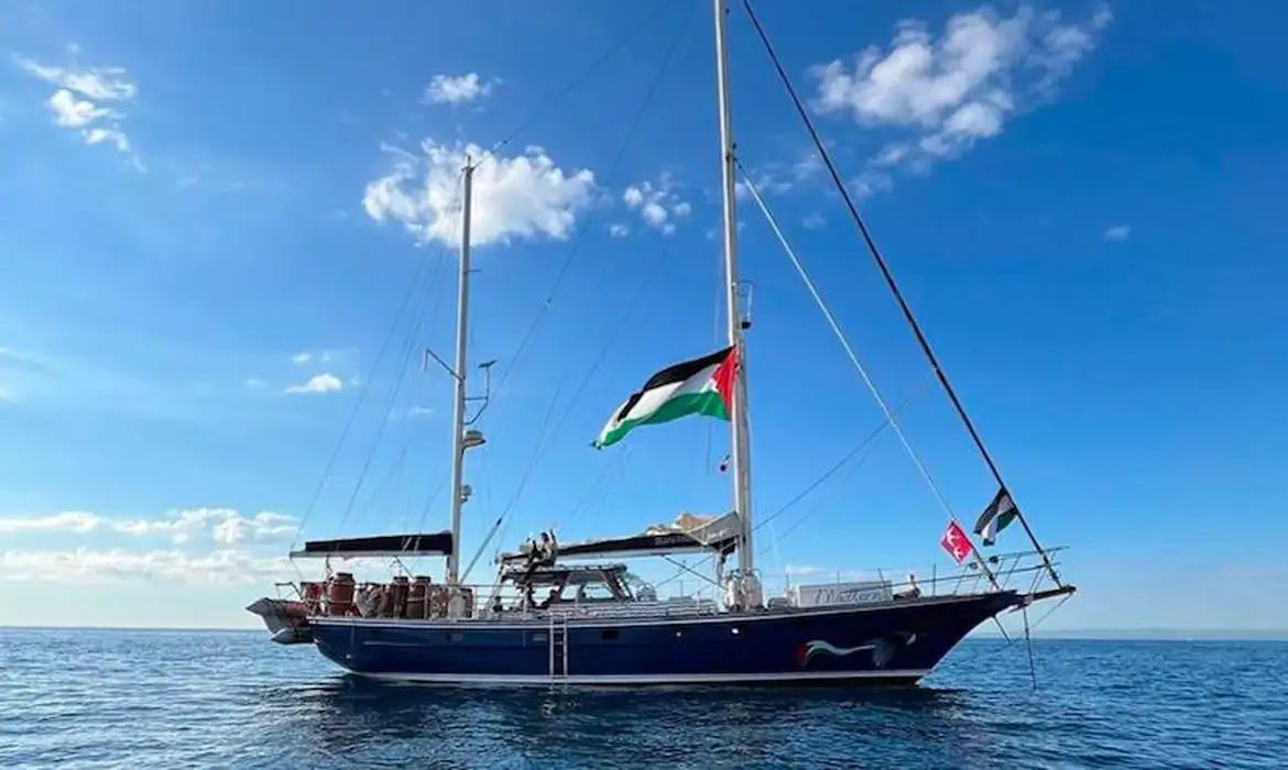 Manifestações pró-Palestina prestam solidariedade à Flotilha Sumud