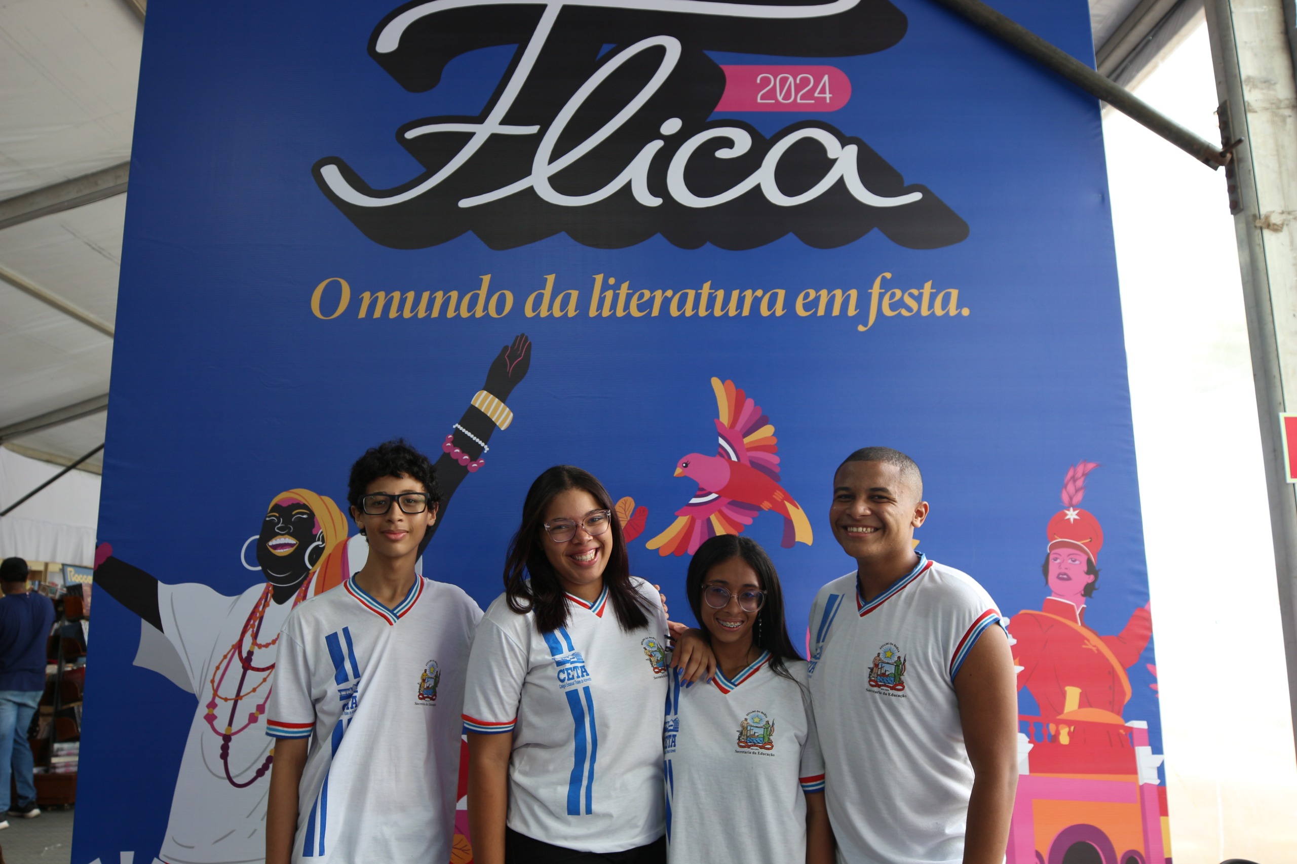 Rede estadual de ensino leva arte, literatura e música para a 13ª Flica