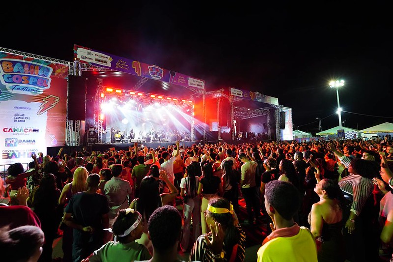 Primeiro dia do Bahia Gospel Festival reúne 45 mil pessoas no Espaço Camaçari