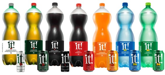 Refrigerante it! lança novas embalagens e expande linha zero 