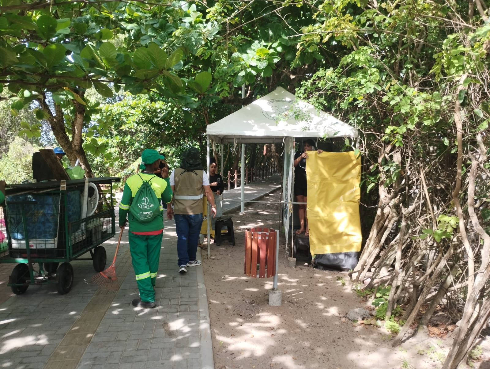 Prefeitura promove ação de ordenamento para garantir praias mais limpas, seguras e sustentáveis 