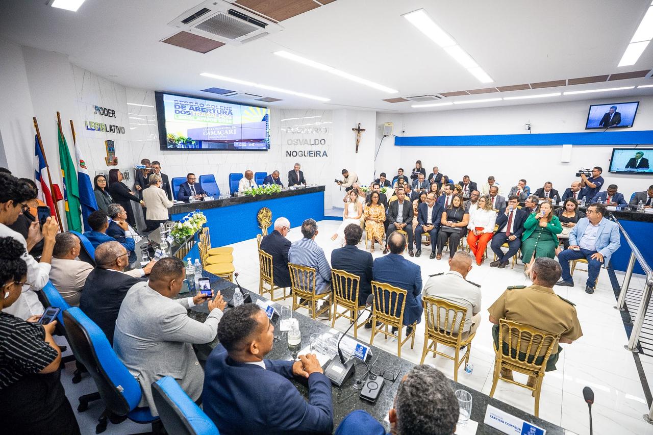 Executivo apresenta balanço da gestão e anuncia ações para 2026 na abertura dos trabalhos da Câmara