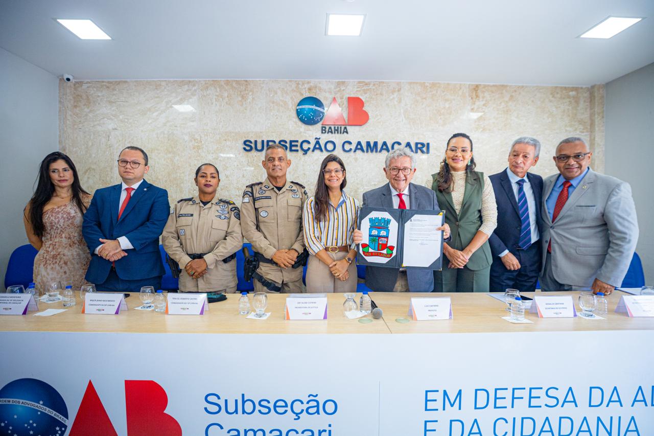 Camaçari fortalece políticas públicas de segurança com sanção de lei municipal